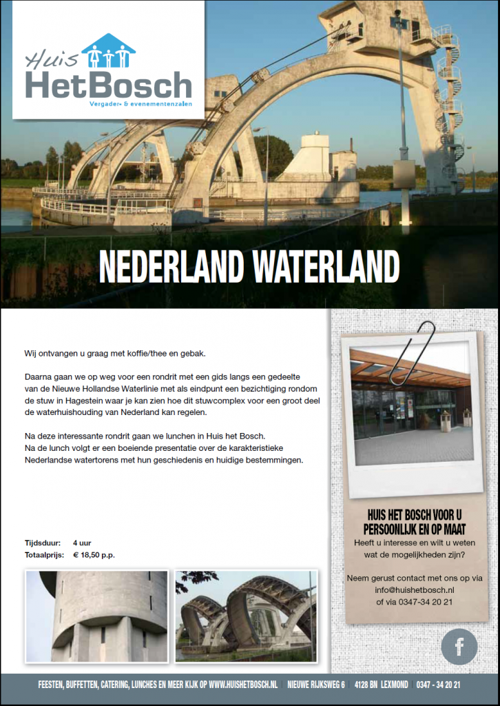 Arrangement Nederland waterland